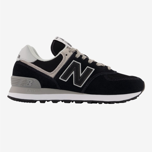 New Balance Other - New Balance 574 Sneakers | Black, Grey & White